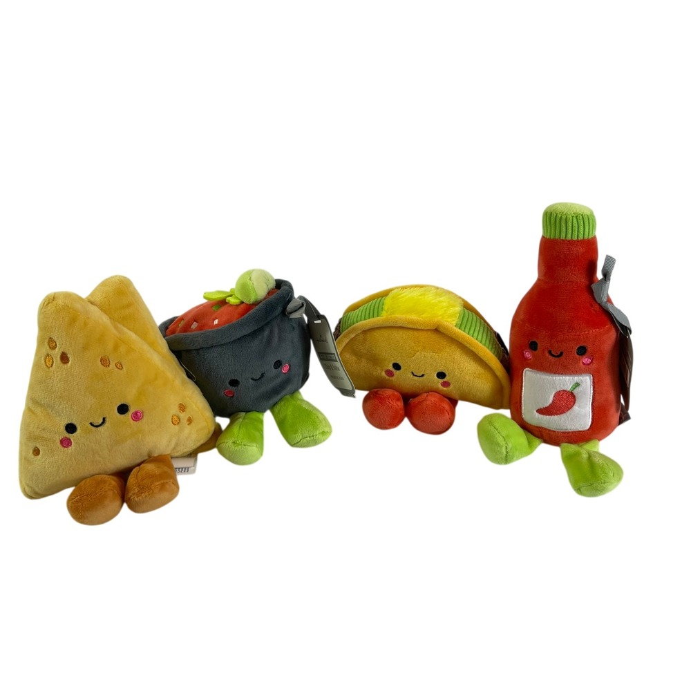 Hallmark Better Together Taco Hot Sauce Chips Salsa Plush 10" Stuffed Toy Lovey‎